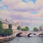 Le pont Saint-Michel, Paris